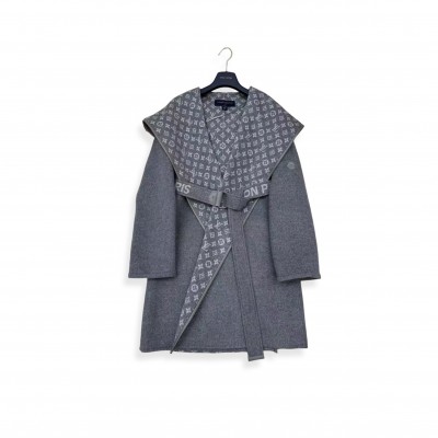 LOUIS VUITTON COATS WOMEN'S BLUE 1AAH1I LOUIS VUITTON COATS WOMEN'S BLUE 1AAH1I